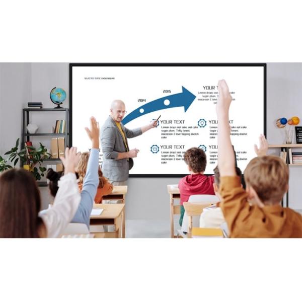 75 86 Inch Interactive Flat Panel Display PCAP All In One Touch Screen