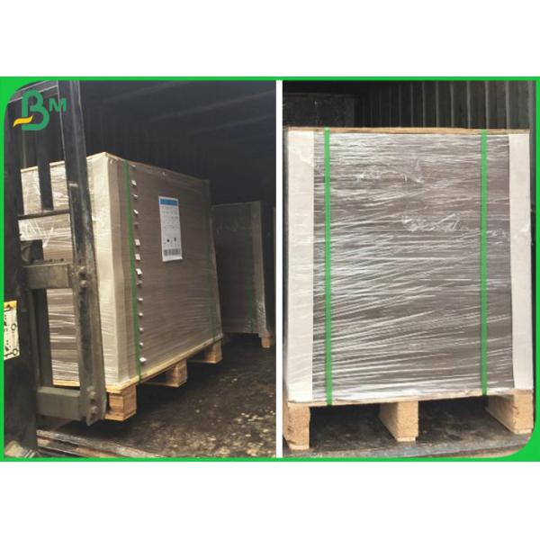 C1S Duplex Board Carton White Surface Brown Color Back 250gsm 300gsm Rolls
