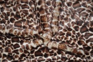 Cheap 530gsm Leopard Print Polyester Fabric For Unique Fashion 100% Polyester Fabric for sale