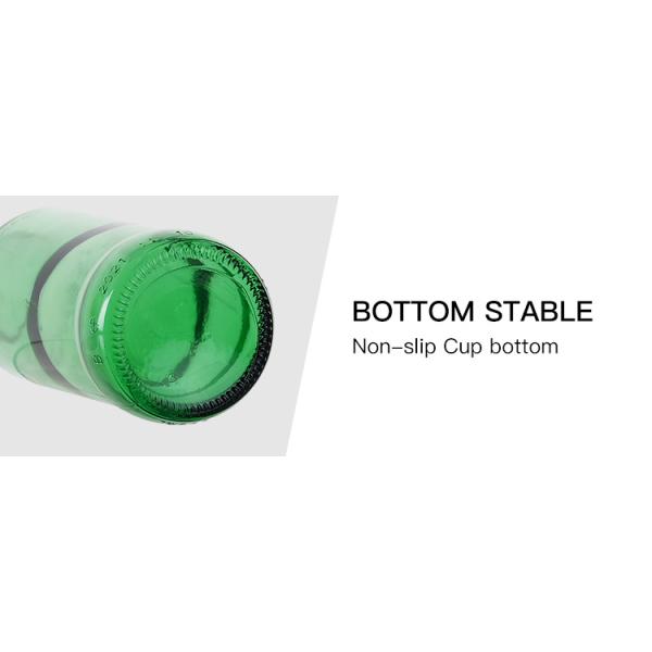 Carbonated Bulk Glass Beer Bottles 330ml 12 Oz Transparent Clear