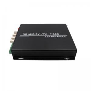 Cheap 4Ch fiber optic transmitter and receiver HD AHD TVI CVI BNC port for sale