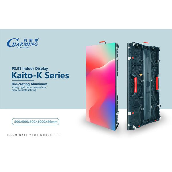 P3.91 Practical Rental LED Display Screen Aluminum Alloy Material