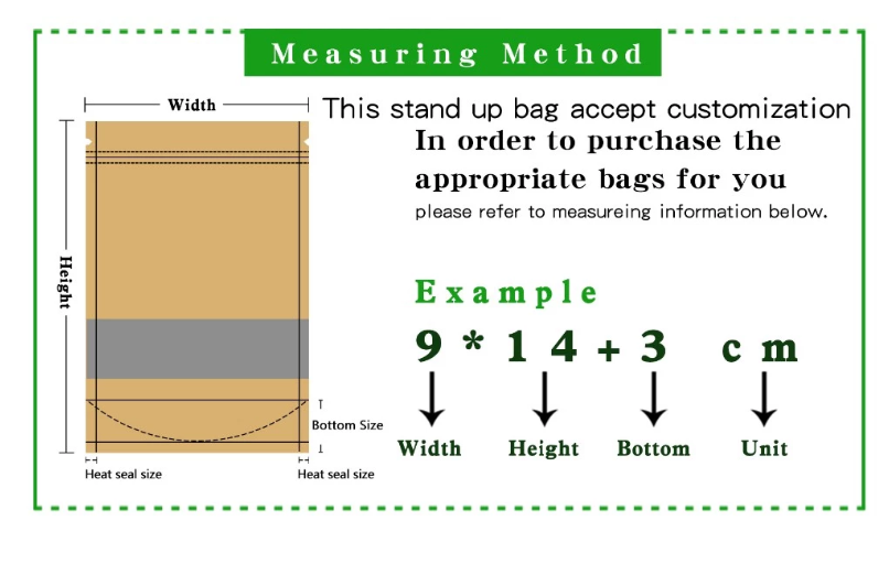 Biodegradable Ziplock Kraft Stand Up Pouches For Tea Packaging