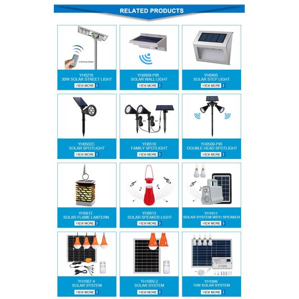 High Lumen 700LM IP65 Solar Garden Flood Lights 5w 8w Long Lifespan