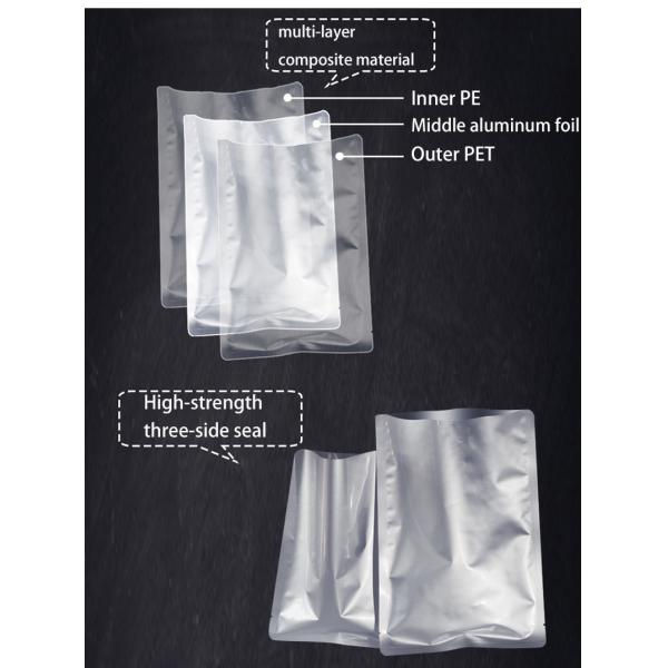 Custom Heat Seal Vacuum Food Grade High Barrier WaterProof Moisture Proof Mylar Aluminium Foil Packing Pouch