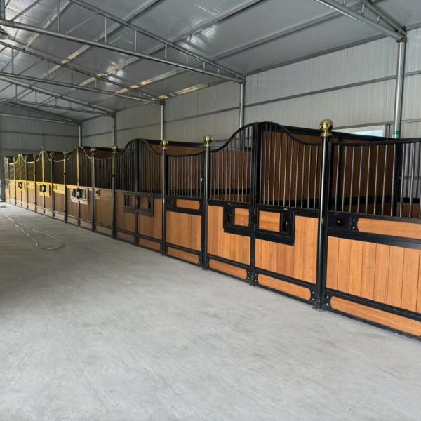 High Strength Equestrian Temporary Stables With Bamboo Infill Panels
