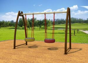 China Playground Childrens Outdoor Swing Sets , Safety Outside Swing Sets KP-G003 on sale