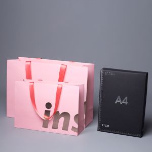 Luxury Famous Brand Jewelry Gift Shopping Bag Custom Print Small Paper Bags With