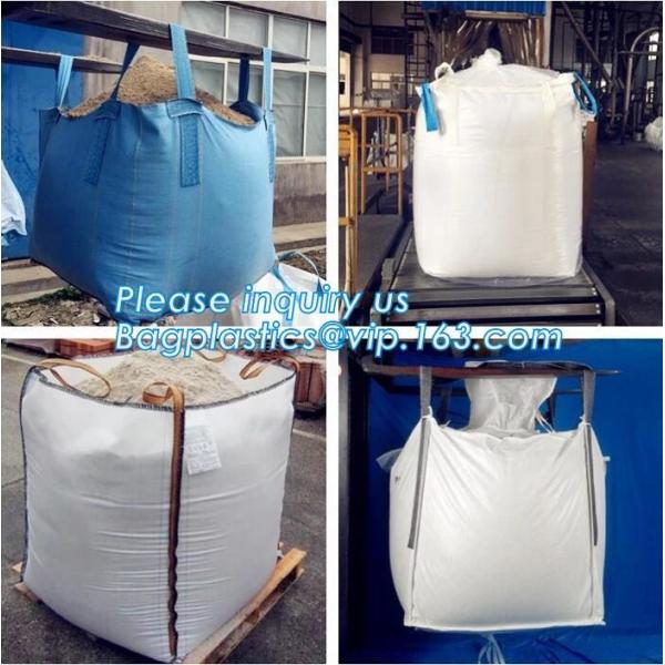 high capacity document pouch 1700kg extra strong circular woven polypropylene industrial big bags 1000kg, BAGEASE PACKAG