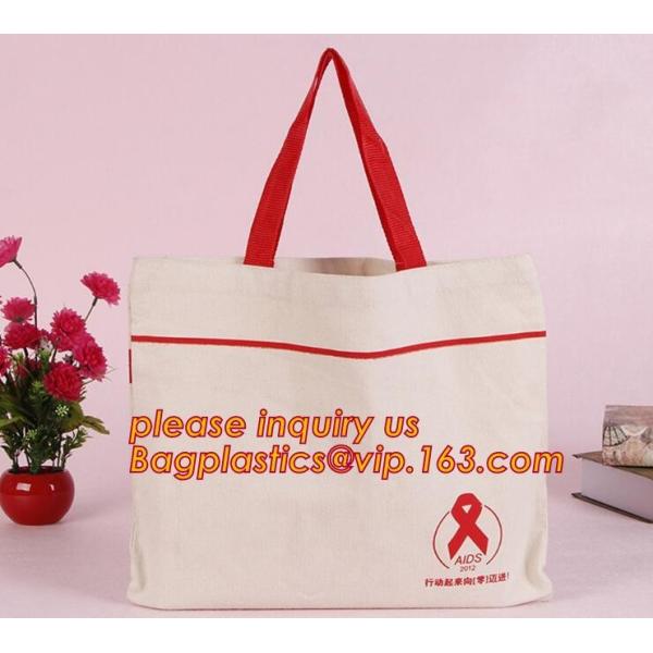 Custom silk screen printed Cotton material handle style blank natural cotton canvas bag without logo bagplastics bagease