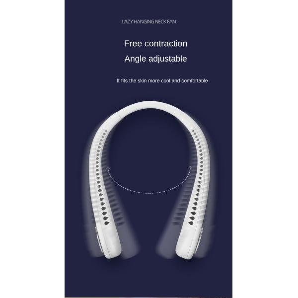 USB Rechargeable 1800mAh Lazy Man Neck Hanging Cooling Fan