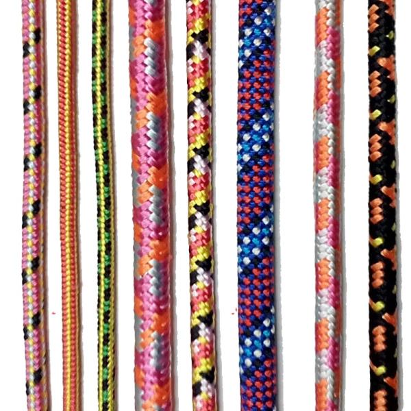 6mm Black Braided Nylon Rope for Customized Specifications from YILIYUAN in Black