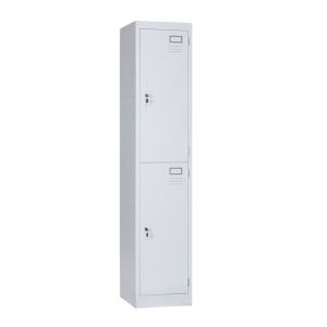 China Practical Steel Metal Lockers Office Furniture One Line Two Door Metal Locker on sale