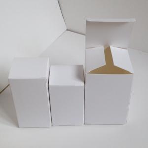 China White Cardboard Jewelry Perfume Candy Paper Box Packaging Non Printed on sale