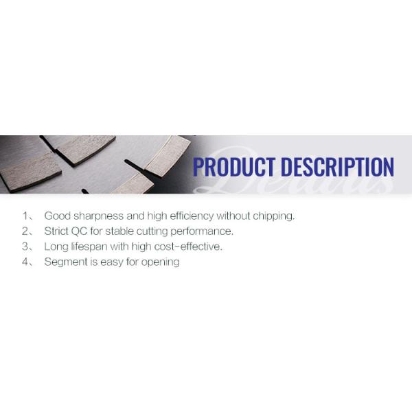 Diamond Segments for India Granite Marble Stone Cutting Tip Tools 40*5*10mm Customized