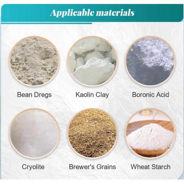 75kw Flash Dryer Chemical Equipment Sulphur Bordeaux Drying Machine