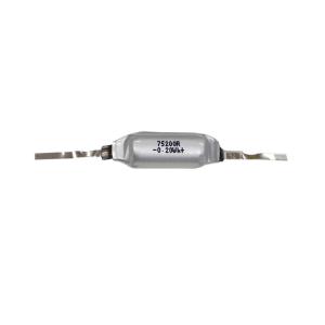 Cheap Ultra Small Lithium Ion Battery Cell 3.7V 52mAh 75200 For Smart Bracelet , GPS Tracker for sale