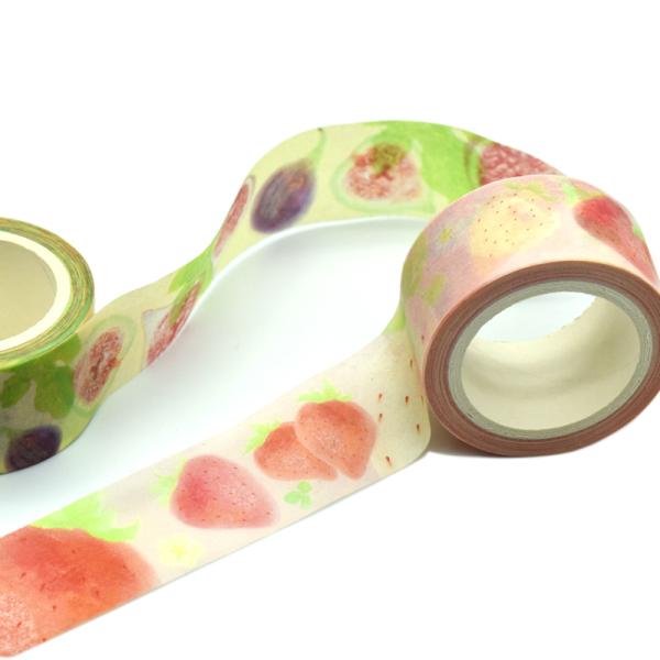 10m General Purpose Fruits Pattern Masking Washi Tape
