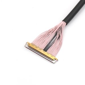 Cheap 50-Pin Micro-Coaxial Cable, 0.4mm Pitch, Shielded, for High-Speed Data Transmission for sale