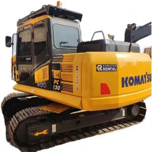 Cheap Biggest Used Komatsu PC130-7 Excavator With 90L Hydraulic Oil Tank for sale