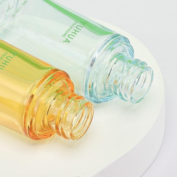 30ml 50ml Custom PETG Plastic Serum Bottle With Dropper Cap