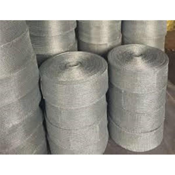 Corrugated Knitted Wire Mesh 5cm 10cm 15cm 0.23mm Gas Liquid Filter