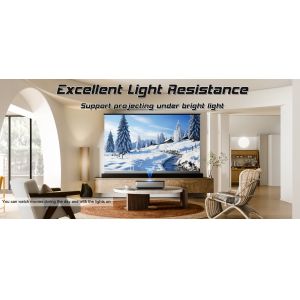 Motorized Tension Floor Rising Screen PVC UST Alr Projector Screen