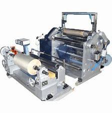 Cheap 1000mm Substrate 15 Micron Stretch Film Roll Slitter Rewinder Machine for sale