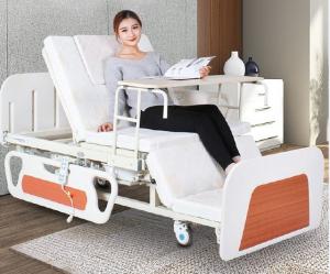 China Hospital ThreeFunctions Electric Nursing Home Care Patient Bed Household Sickbed on sale