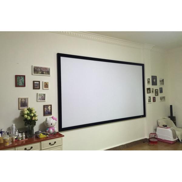 Top Quality 3D Theater Screen 80Inch 16:9 Format Wall Mount Fixed Frame Projection Screens