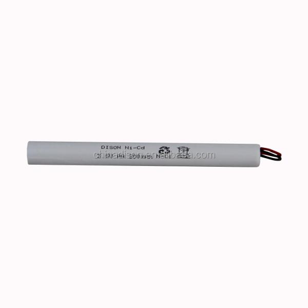 High Temperature NiCd 3.6v AA 1000mAh Rechargeable Battery Pack For Emergency Lighting