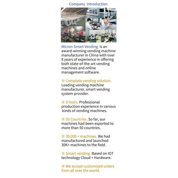 Egg Milk Vegetable Smart Fridge Vending Machine With Open Door