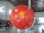2.5m helium PVC Fireproof with B1 Certificate and Waterproof Sun Earth Balloons