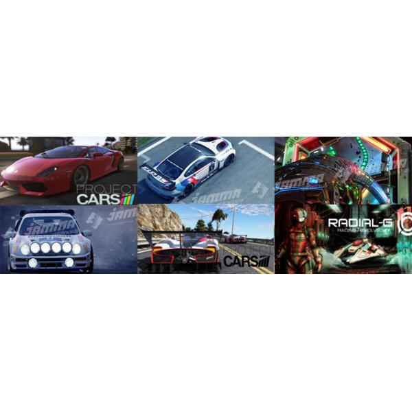 Black Colour 42 Inch Screen 300w VR Car Simulator