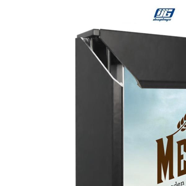 Ultra-Slim Aluminum Profile Led Poster Light Box For Advertising / A2 Snap Frames