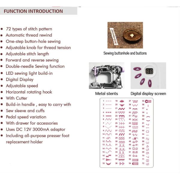 Multi-function Computerized Sewing Machine The Perfect Addition to Your Sewing Studio