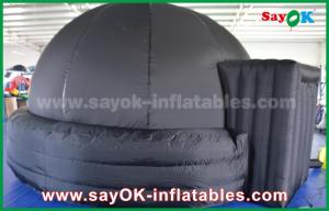 360 Degree PVC Tarpaulin Inflatable Dome Tent With Air Blower / Floor Mat