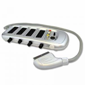 Cheap 4 Way Switched SCART Splitter Box for sale