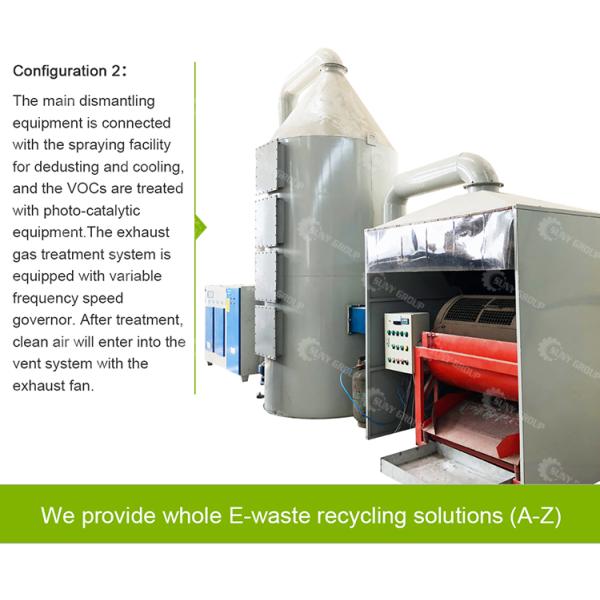 E-waste Components PCB Depopulating Removing Machine for Computer Board Dismantling