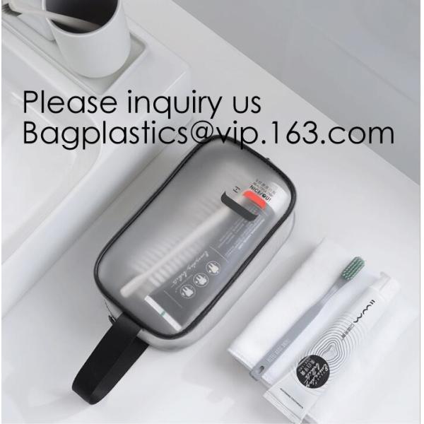 Stationery products Pencil Pouch Pvc Portable Pencil Case For Students,3 Ring Binder Zippered Pencil Pouches with Clear