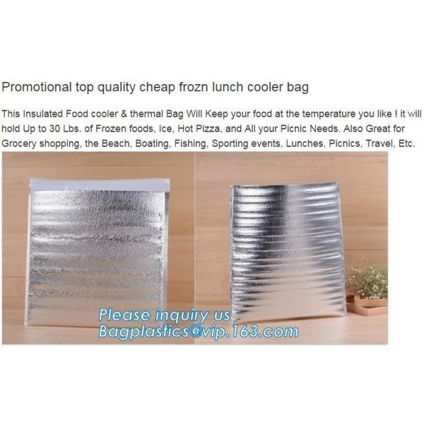 Freezer Bags Color Cold Insulation Waterproof Convenient Portable Ice Meal Packages Refrigerator Cooler Lunch Bag bageas