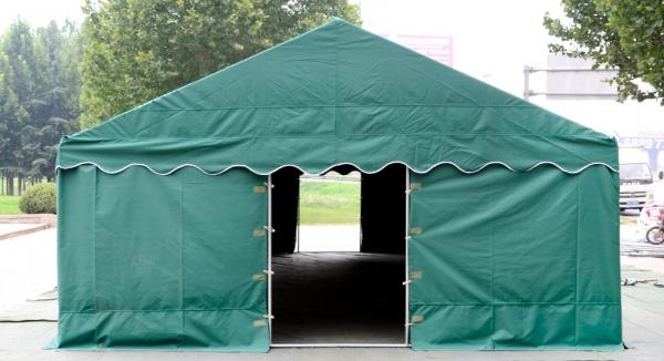 Quality Exhibition Outdoor Party Tents With Hot Dip Galvanized Steel Insert Connectors wholesale