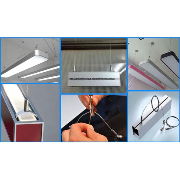 Steel Wire Cable Grippers Herringbone Suspension Kit For Ceiling Lights Chandeliers