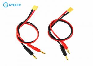 Cheap 4.0mm Banana Plug To XT30 Charge Custom Cable Assemblies Connector For RC Helicopter Battery for sale