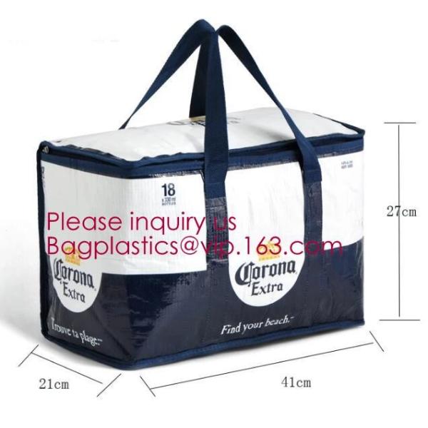 thermal large ice cooler bag/insulated aluminium foil 600D polyester lunch picnic cooler bags,picnic lunch aluminum insu