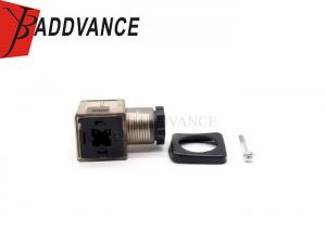 China High quality DIN 43650A Solenoid Valve Coil Connector With LED Indicator Light on sale