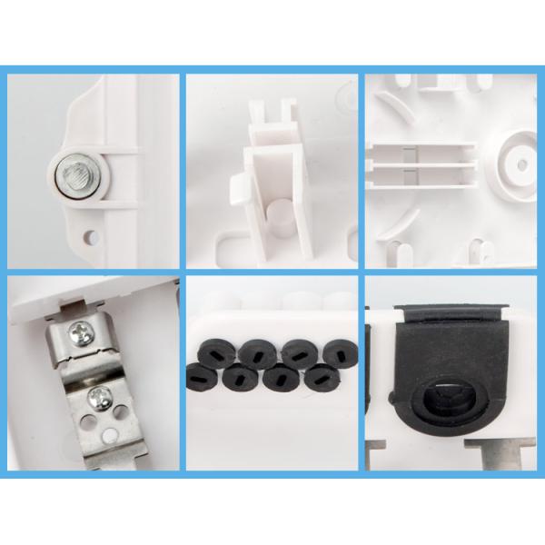 PC/ABS 8 Core Optical Fiber Terminal Box Wall Mounted Outdoor Fiber Termination Box
