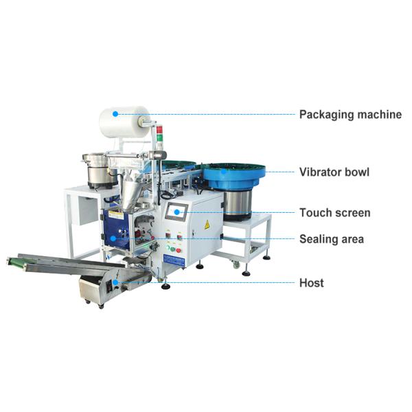 Full automatic screw hardware accessories counting and packing machine for small items