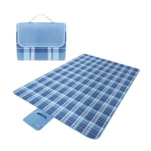 Cheap Anti Sand Washable Soft Velvet Packable Picnic Blanket PEVA Bottom for sale