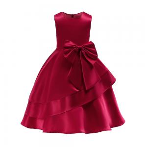 Cheap Wine Red/Pink Floor Length Girl Dress e Girl Girls Unicorn Niños Roupas Infantis Menina Elsa Vampirina Jurken Dress Niña for sale